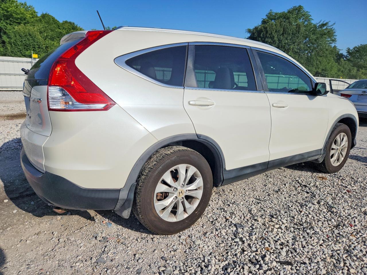 2012 Honda Cr-v Exl White vin: 5J6RM4H74CL035917