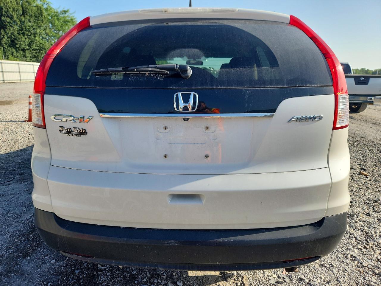 2012 Honda Cr-v Exl White vin: 5J6RM4H74CL035917