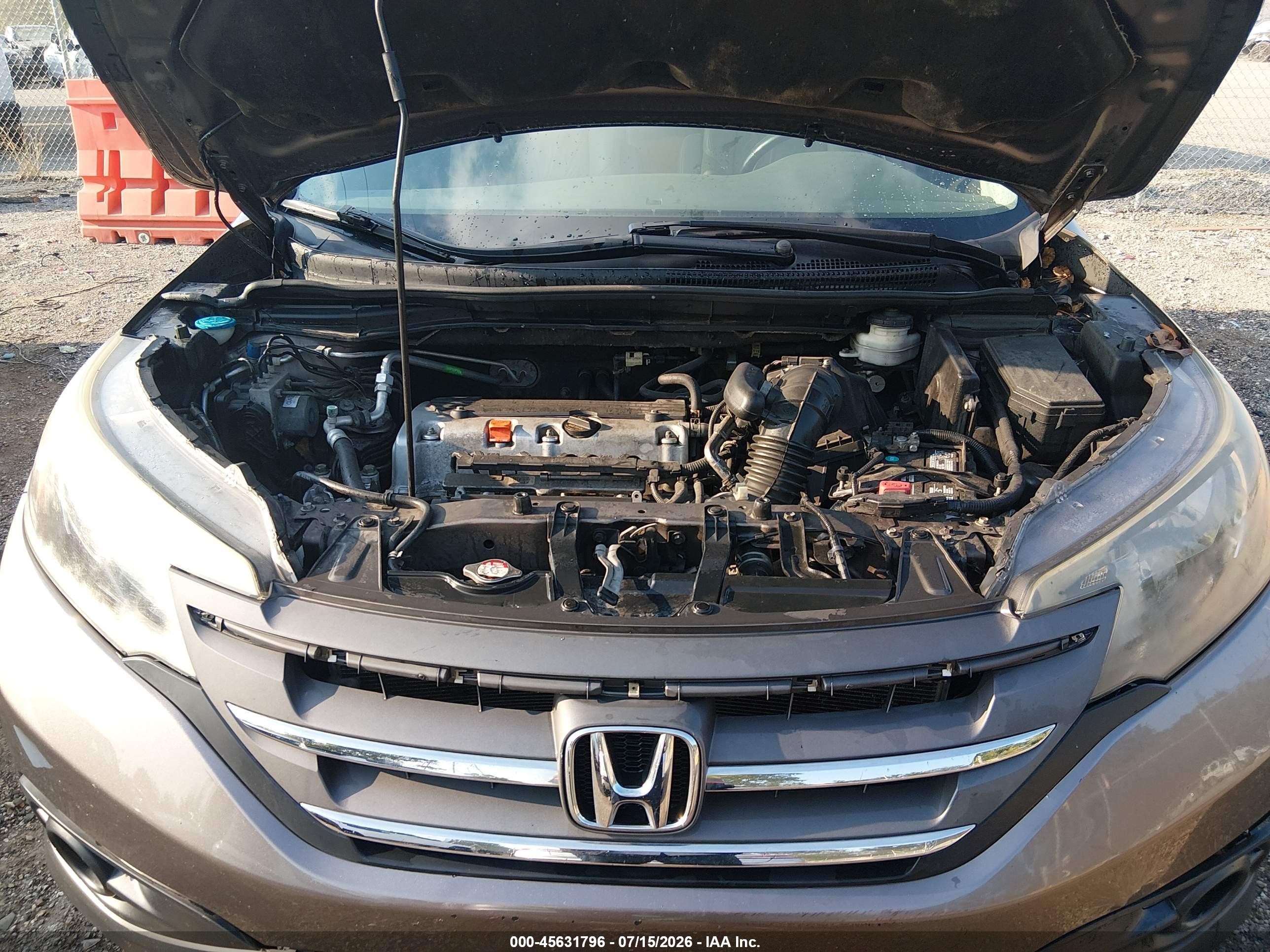 2012 Honda Cr-v Ex-l Brown vin: 5J6RM4H74CL058114