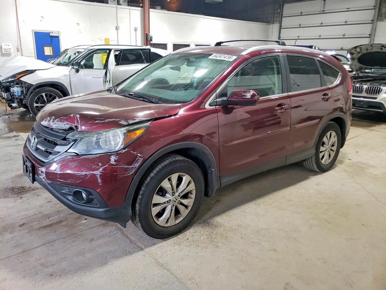 2012 Honda Cr-v Exl Темно-бордовый vin: 5J6RM4H74CL064026