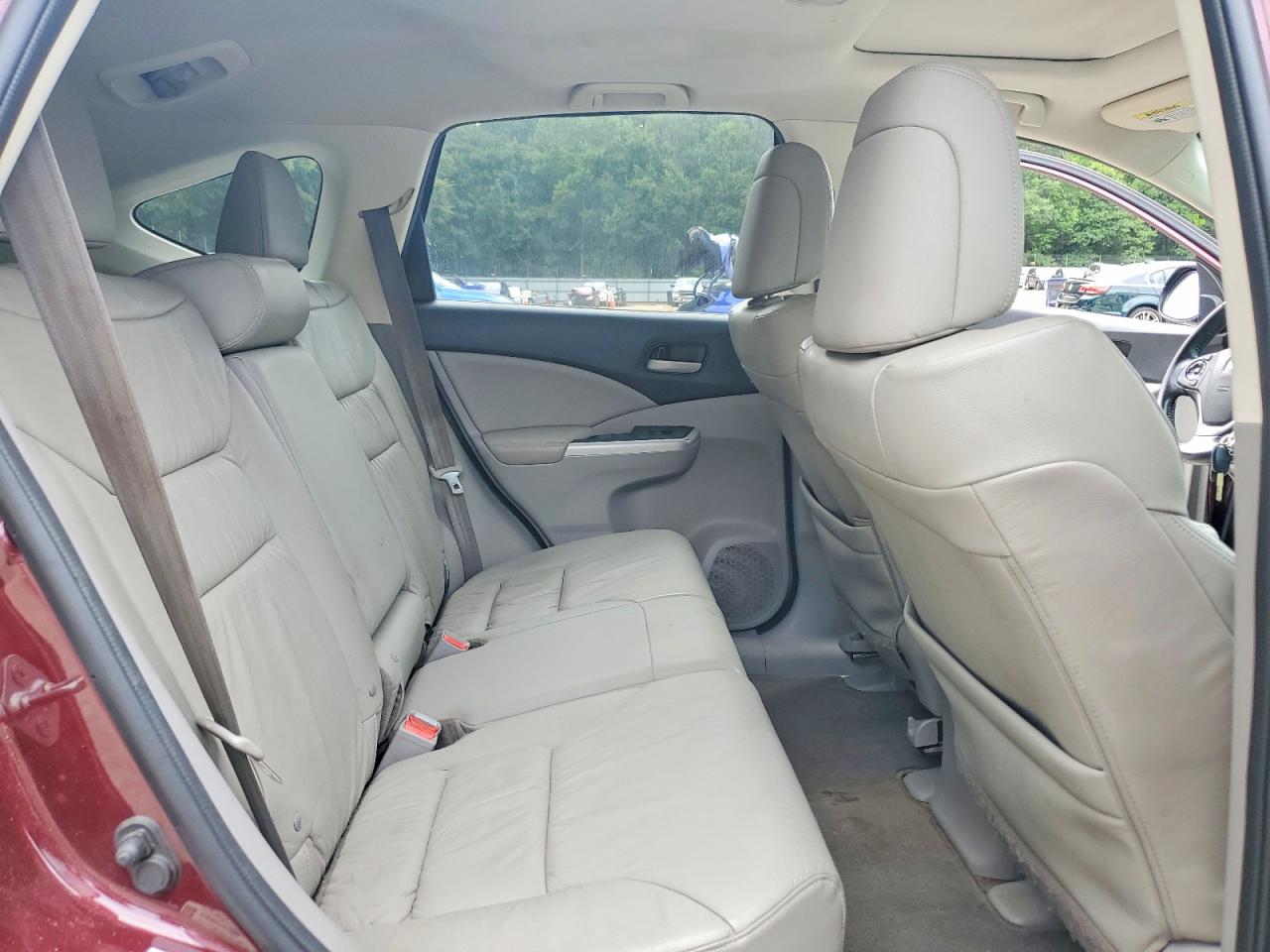 2012 Honda Cr-v Exl Темно-бордовый vin: 5J6RM4H74CL066262