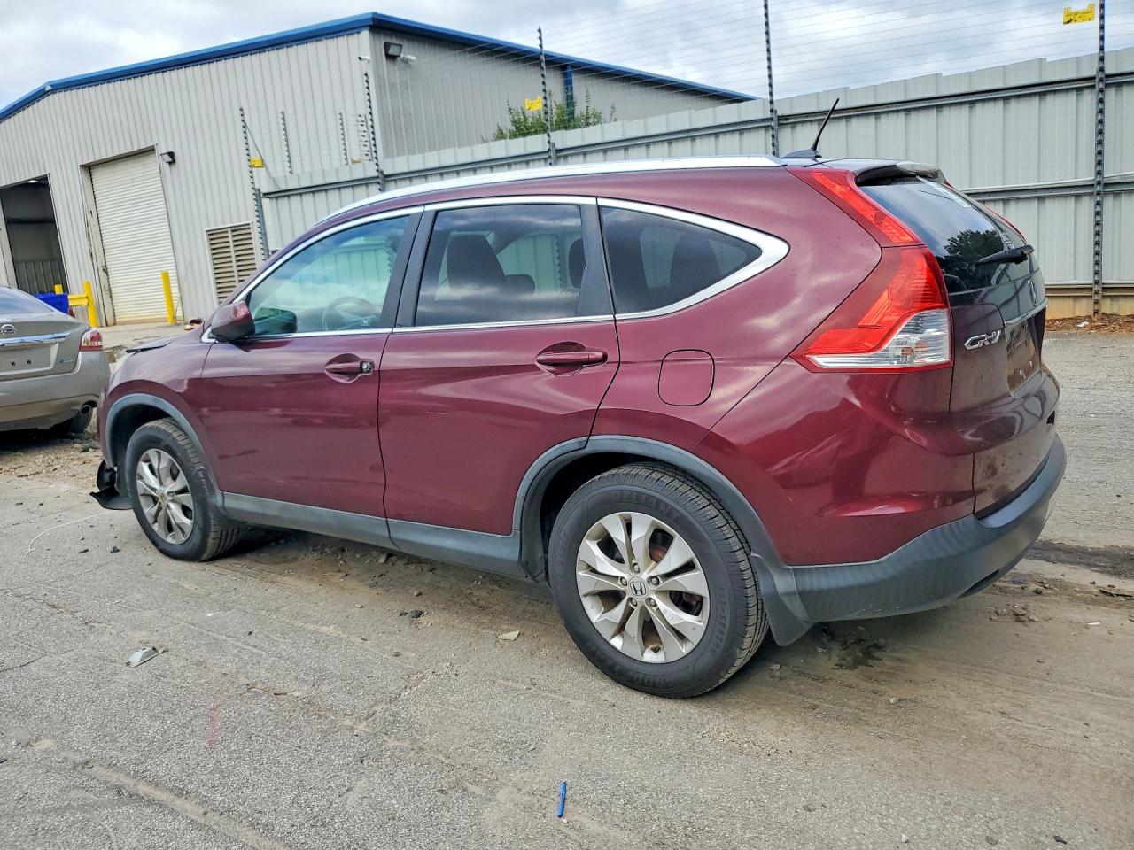 2012 Honda Cr-v Exl Темно-бордовый vin: 5J6RM4H74CL066262
