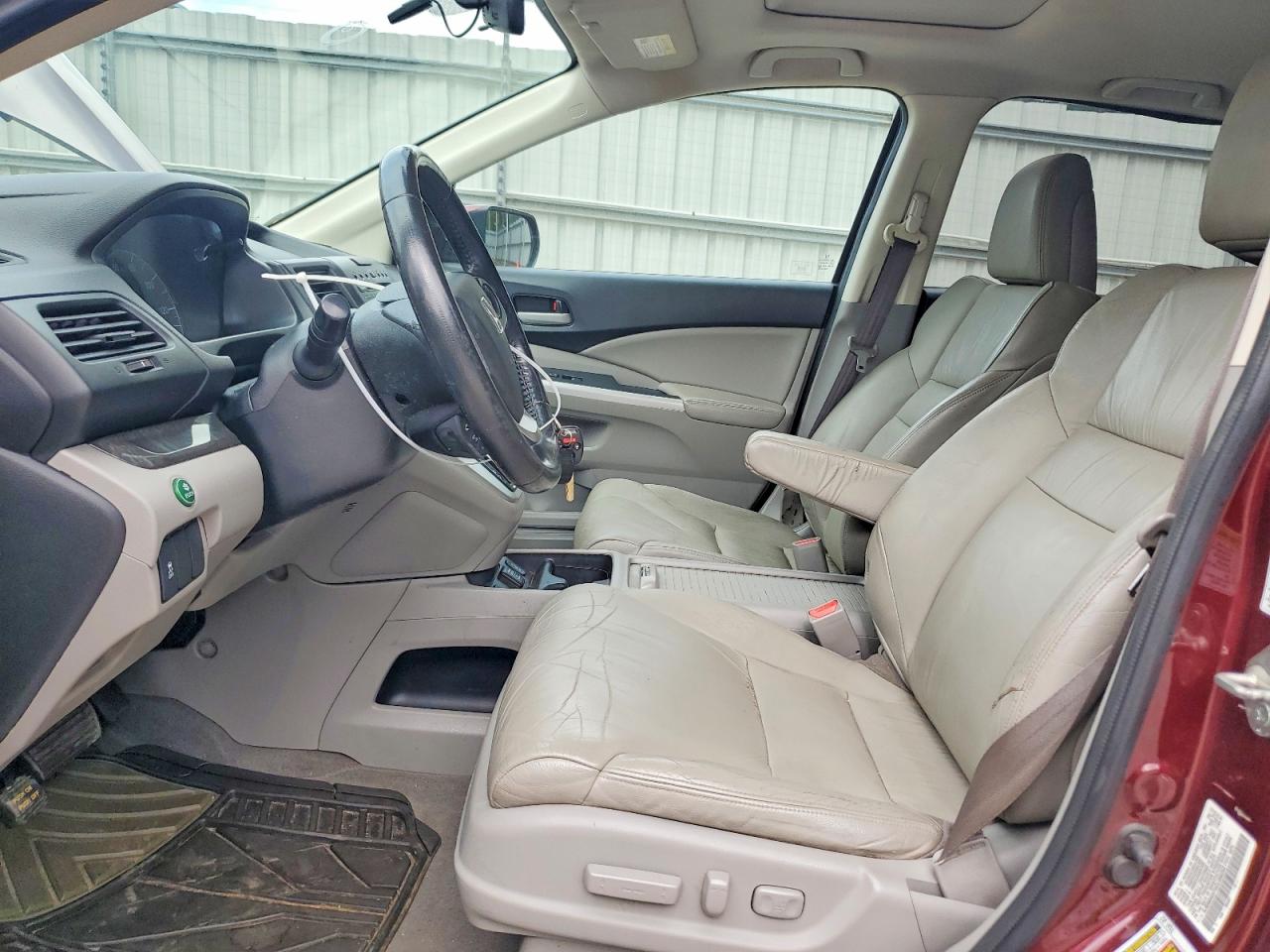 2012 Honda Cr-v Exl Темно-бордовый vin: 5J6RM4H74CL066262
