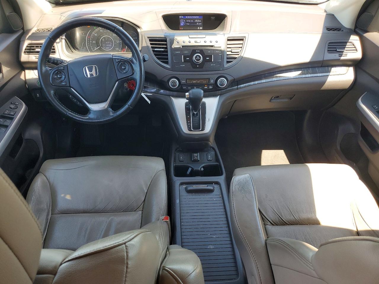 2012 Honda Cr-v Exl White vin: 5J6RM4H74CL066360