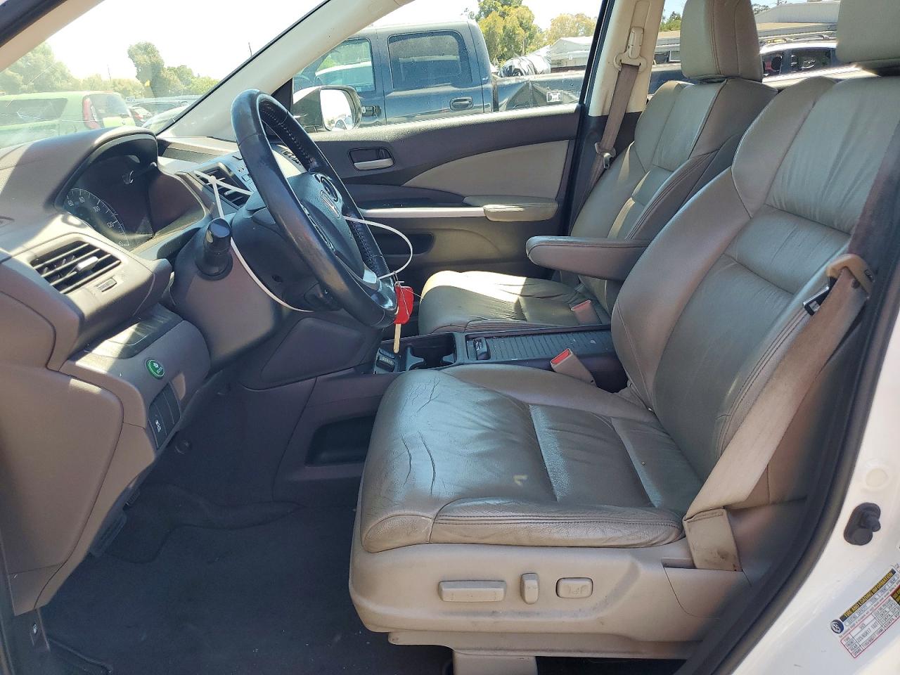 2012 Honda Cr-v Exl White vin: 5J6RM4H74CL066360