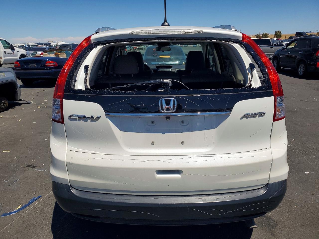 2012 Honda Cr-v Exl White vin: 5J6RM4H74CL066360