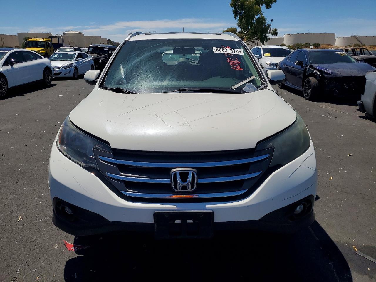 2012 Honda Cr-v Exl White vin: 5J6RM4H74CL066360