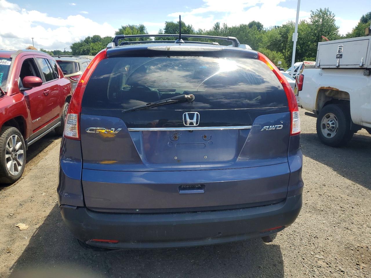 2012 Honda Cr-v Exl Blue vin: 5J6RM4H74CL082395