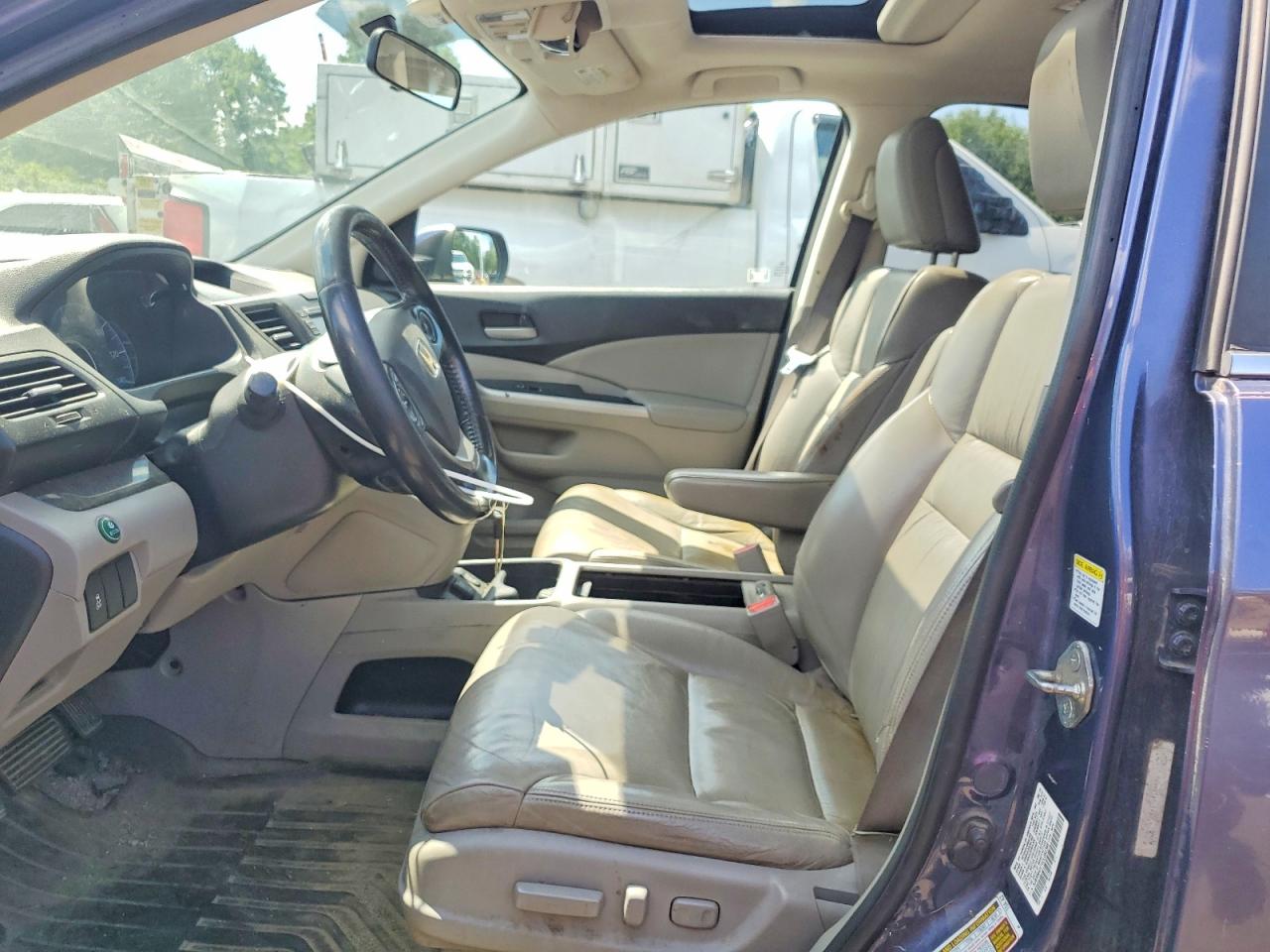 2012 Honda Cr-v Exl Blue vin: 5J6RM4H74CL082395