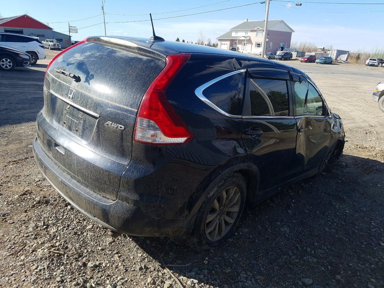 2012 Honda Cr-v Exl Black vin: 5J6RM4H74CL801113