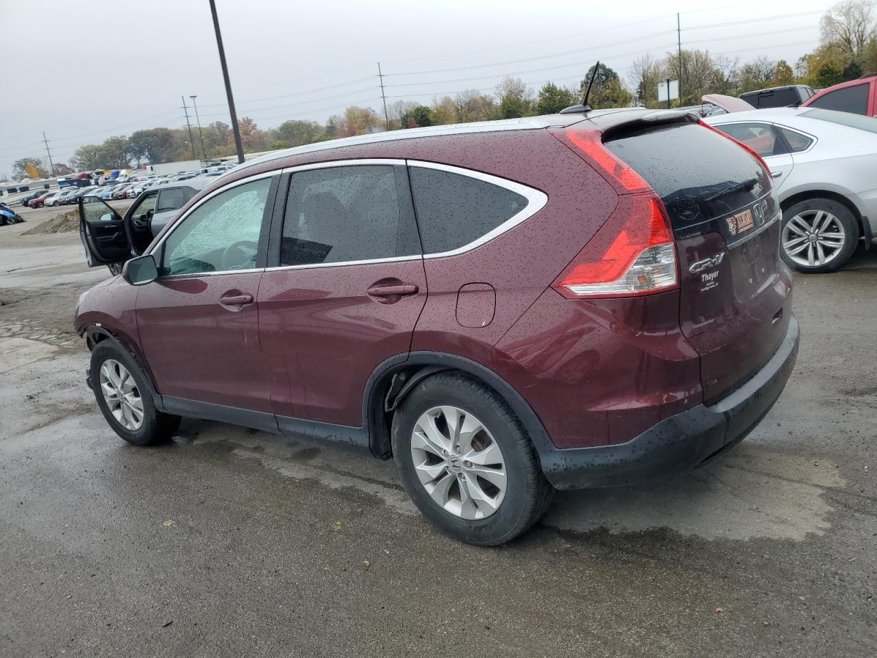 2013 Honda Cr-v Exl Maroon vin: 5J6RM4H74DL004653