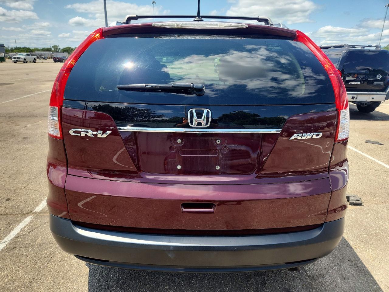 2013 Honda Cr-v Exl Maroon vin: 5J6RM4H74DL010114
