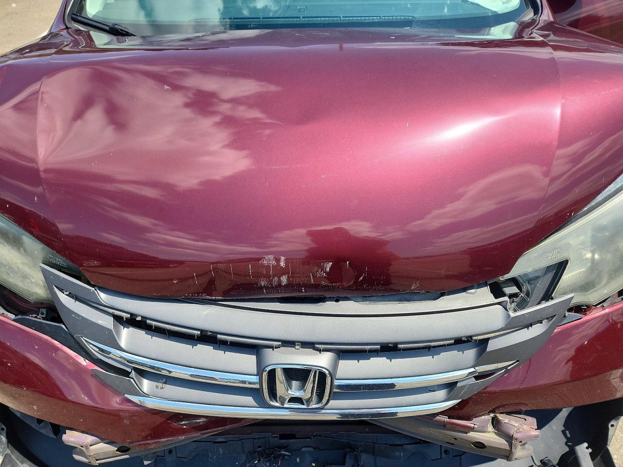 2013 Honda Cr-v Exl Maroon vin: 5J6RM4H74DL010114