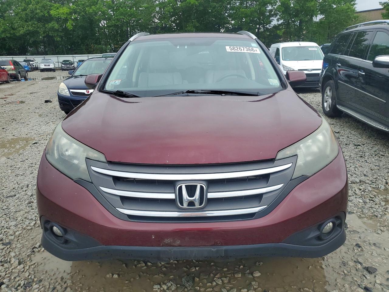 2013 Honda Cr-v Exl Red vin: 5J6RM4H74DL014129