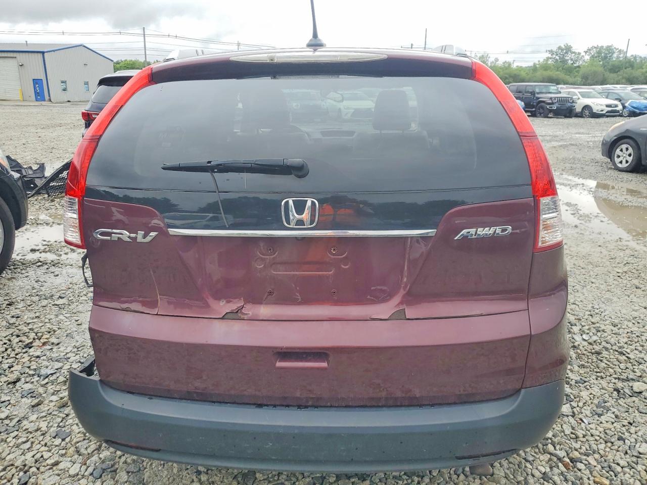 2013 Honda Cr-v Exl Red vin: 5J6RM4H74DL014129