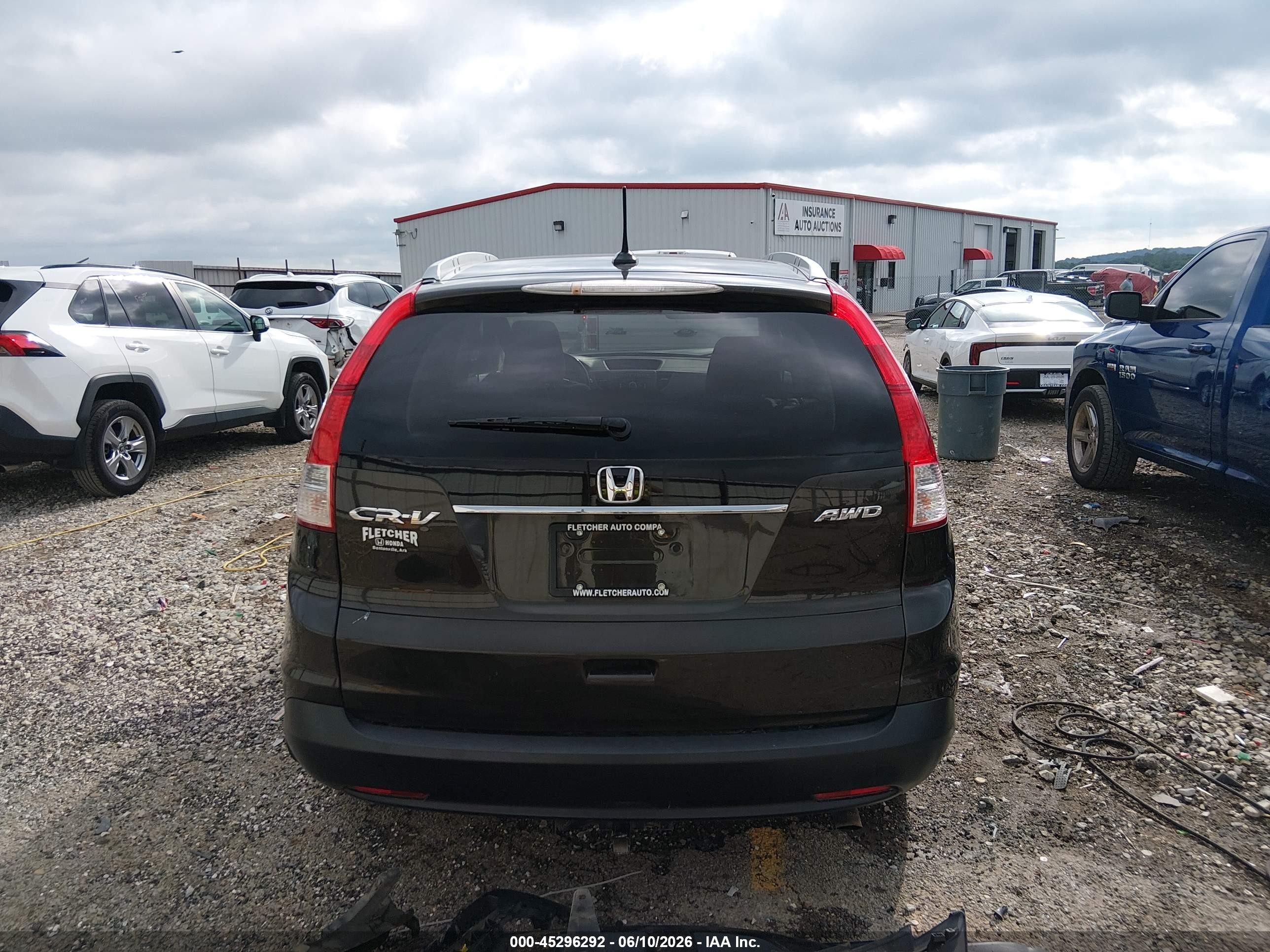 2013 Honda Cr-v Ex-l Black vin: 5J6RM4H74DL020352