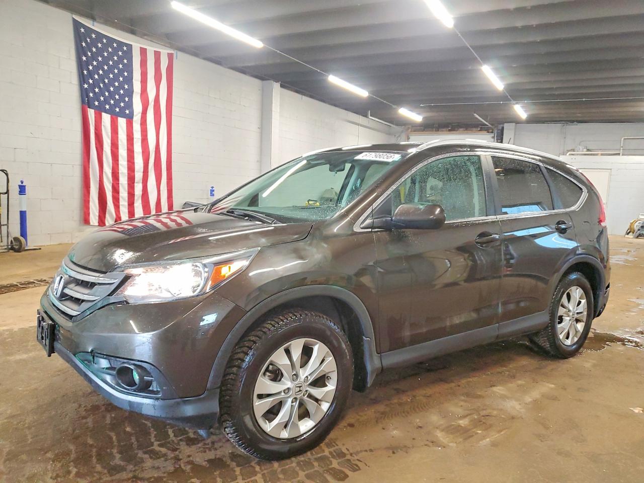 2013 Honda Cr-v Exl Brown vin: 5J6RM4H74DL025518
