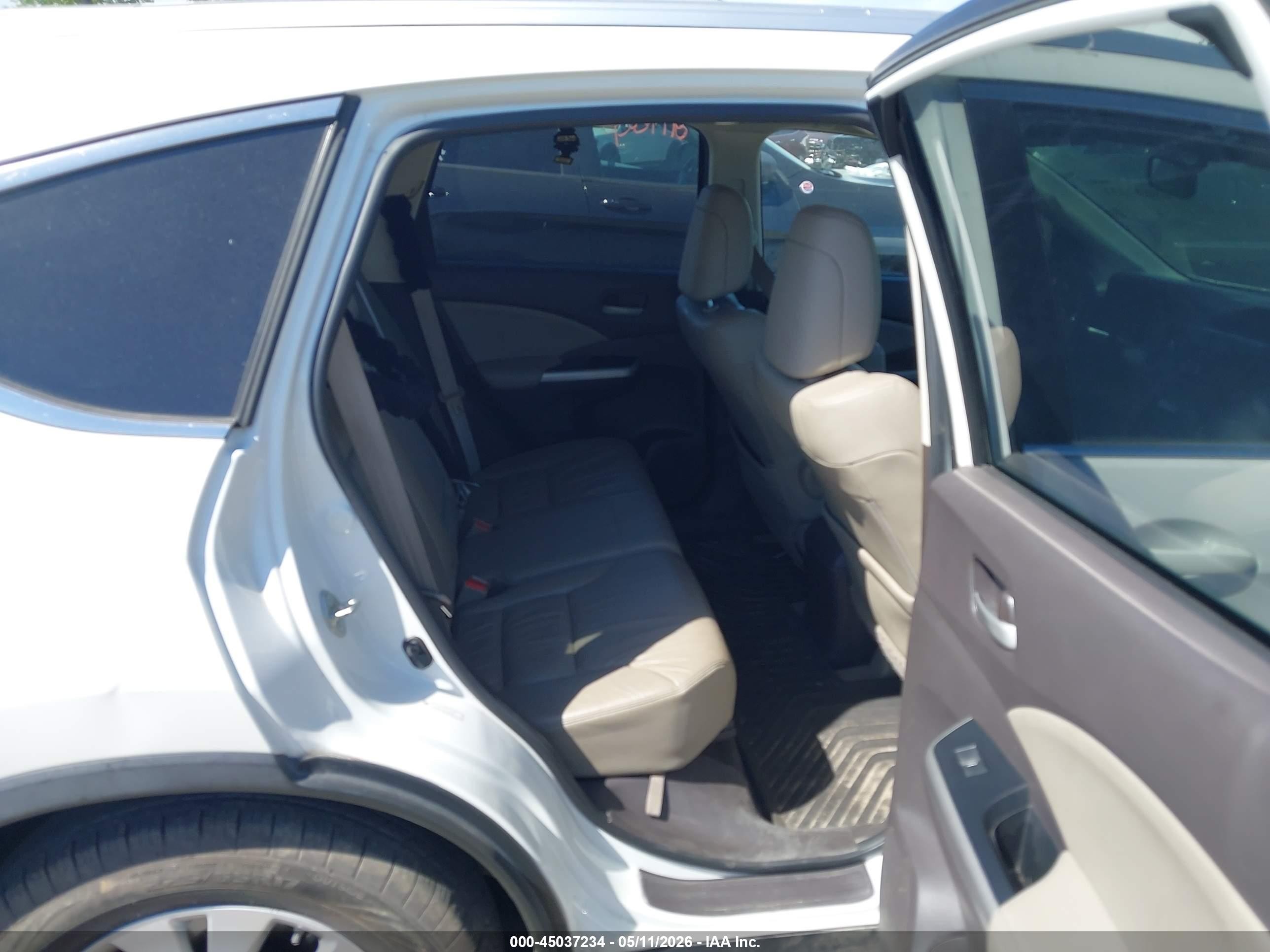 2013 Honda Cr-v Ex-l Белый vin: 5J6RM4H74DL030170