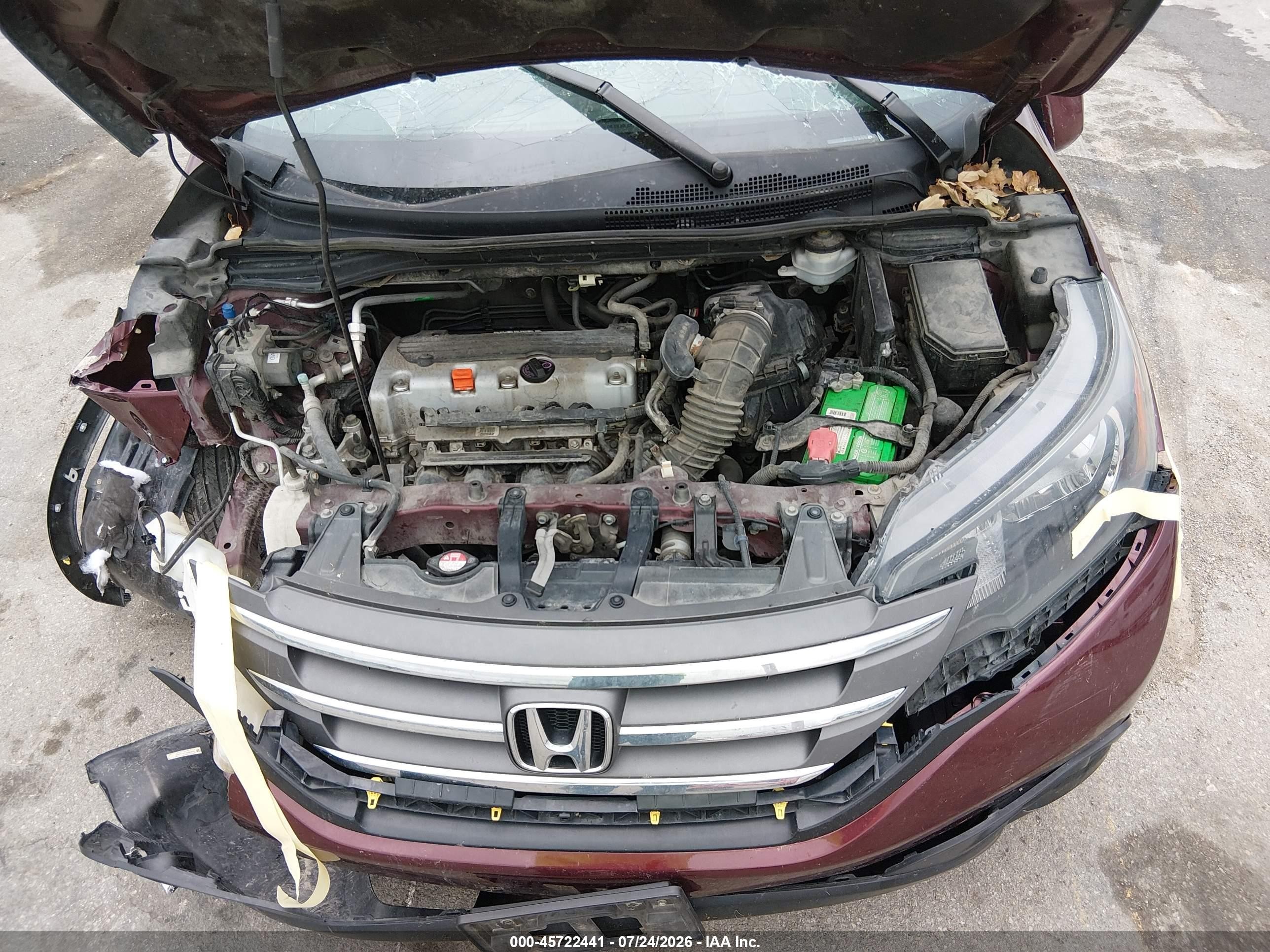 2013 Honda Cr-v Ex-l Brown vin: 5J6RM4H74DL039418