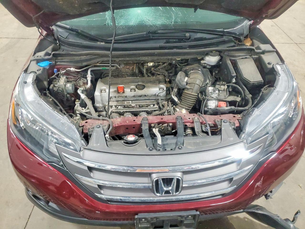 2013 Honda Cr-v Exl Maroon vin: 5J6RM4H74DL052394