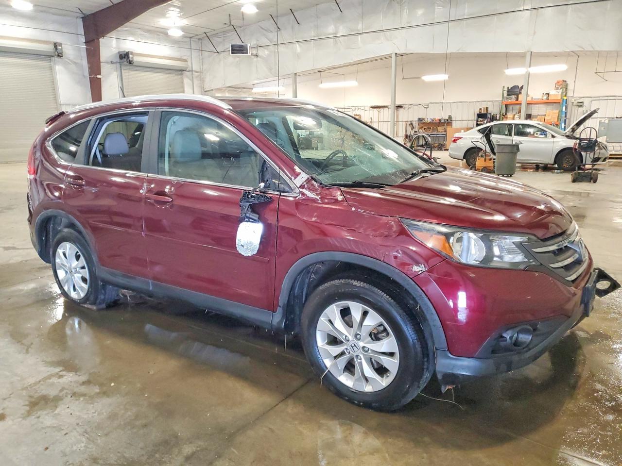 2013 Honda Cr-v Exl Maroon vin: 5J6RM4H74DL052394