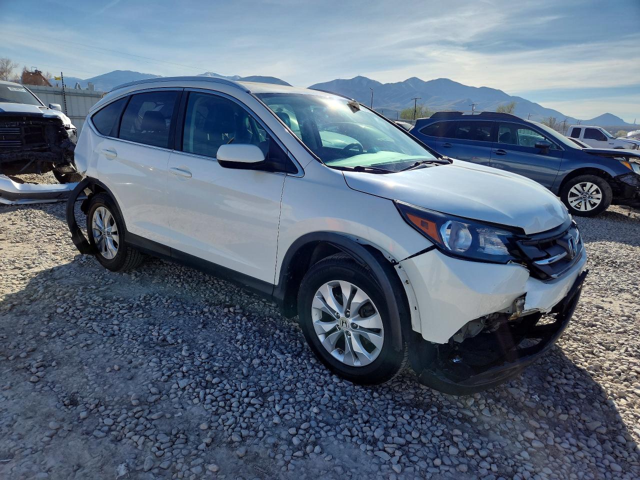 2013 Honda Cr-v Exl Белый vin: 5J6RM4H74DL065520