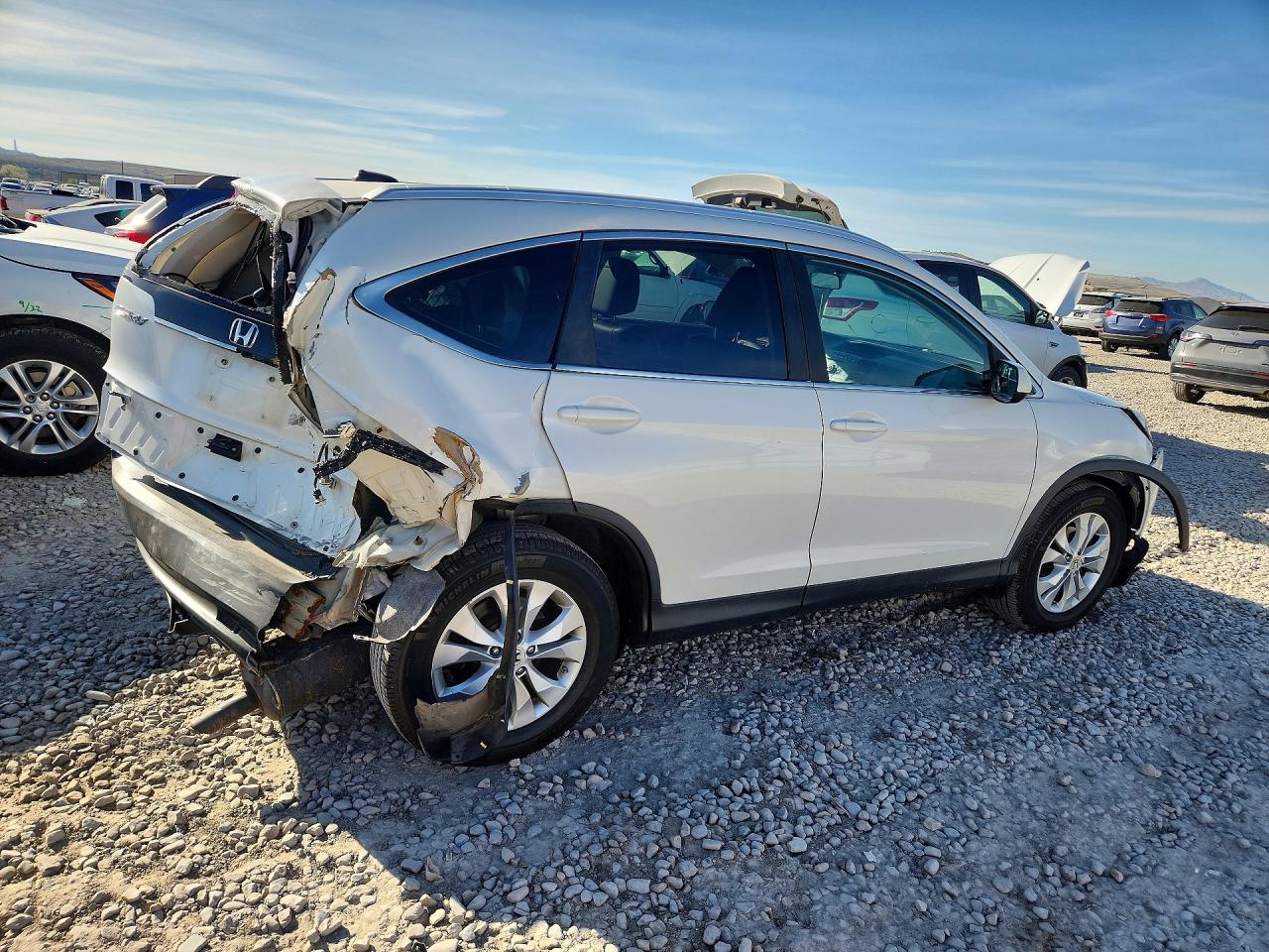 2013 Honda Cr-v Exl Белый vin: 5J6RM4H74DL065520