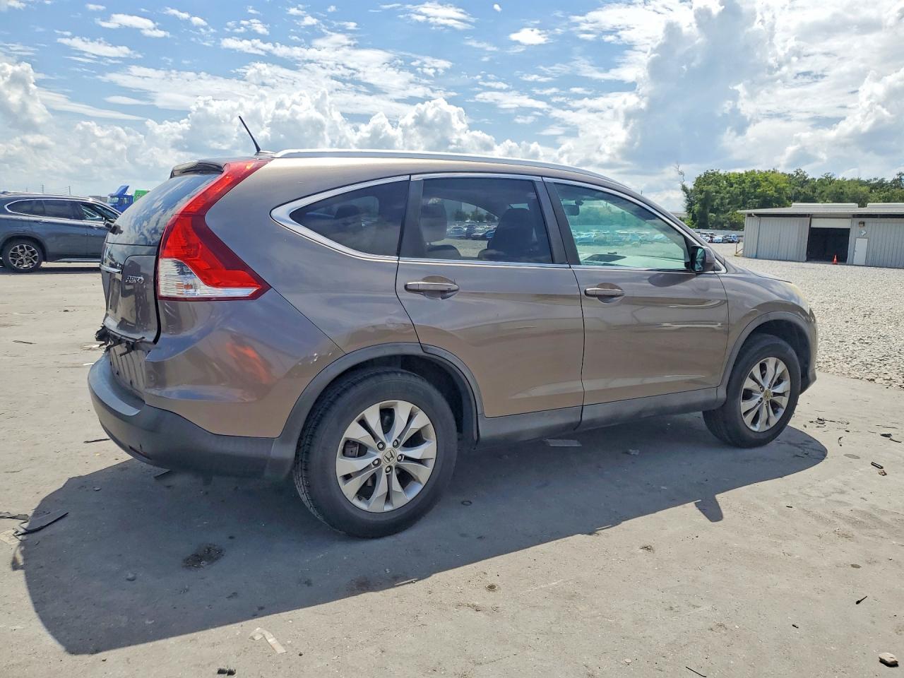 2013 Honda Cr-v Exl Gray vin: 5J6RM4H74DL065999