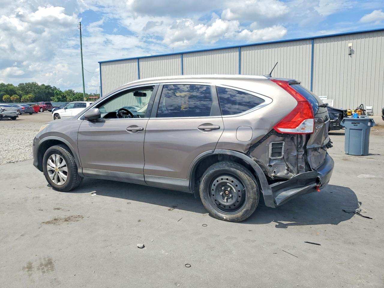 2013 Honda Cr-v Exl Gray vin: 5J6RM4H74DL065999