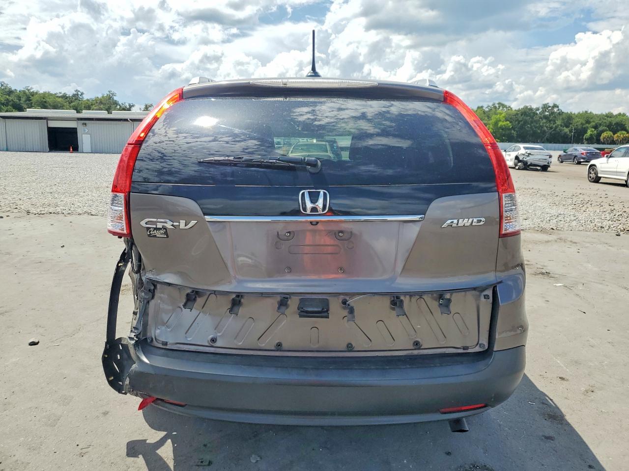 2013 Honda Cr-v Exl Gray vin: 5J6RM4H74DL065999