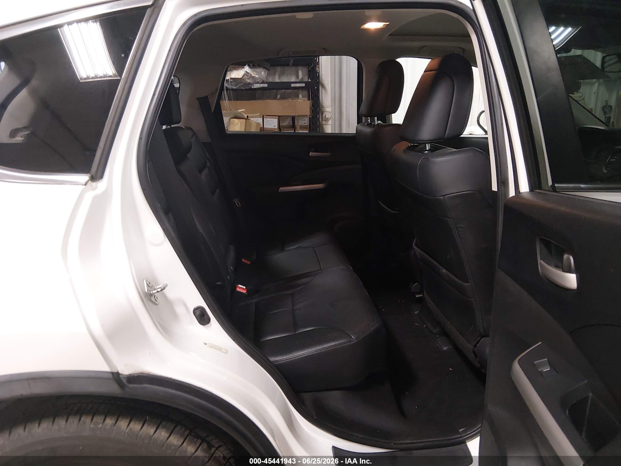 2013 Honda Cr-v Ex-l Белый vin: 5J6RM4H74DL067610