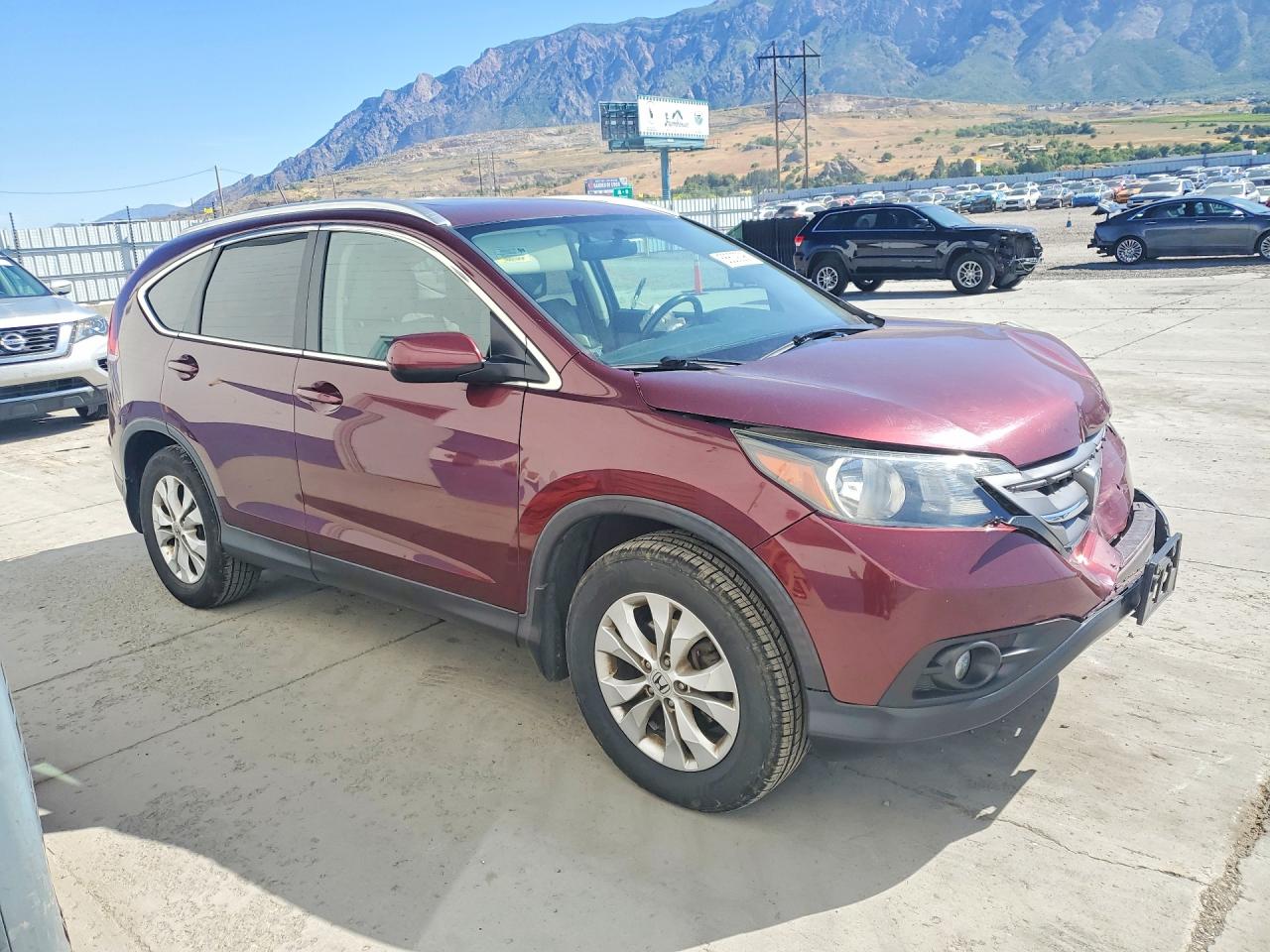 2014 Honda Cr-v Exl Red vin: 5J6RM4H74EL002046