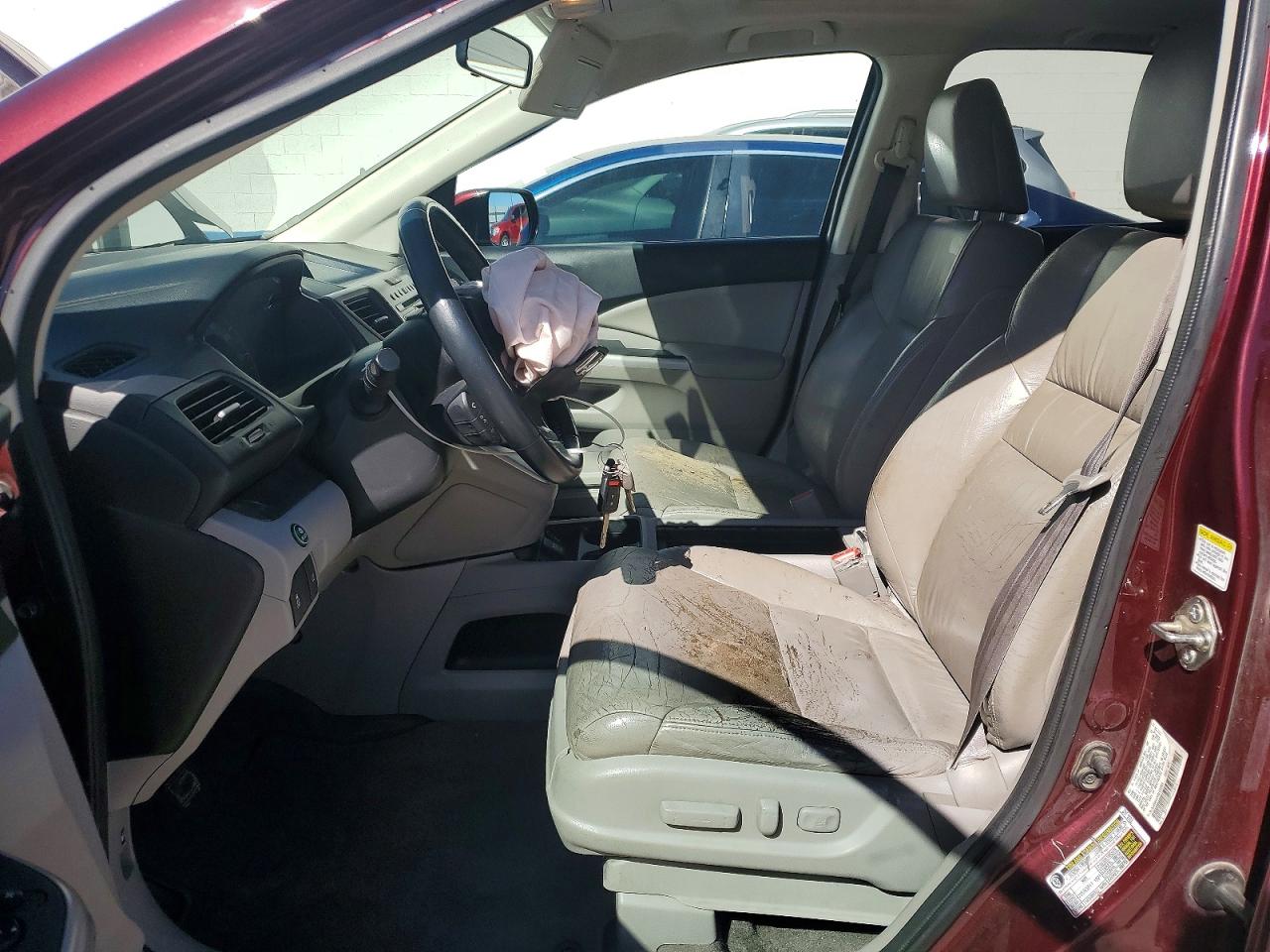 2014 Honda Cr-v Exl Red vin: 5J6RM4H74EL002046