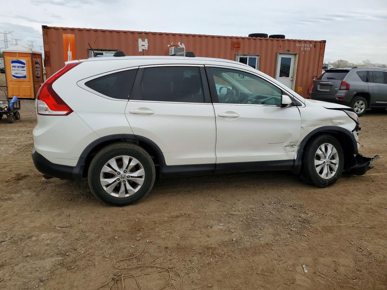 2014 Honda Cr-v Exl Белый vin: 5J6RM4H74EL019669