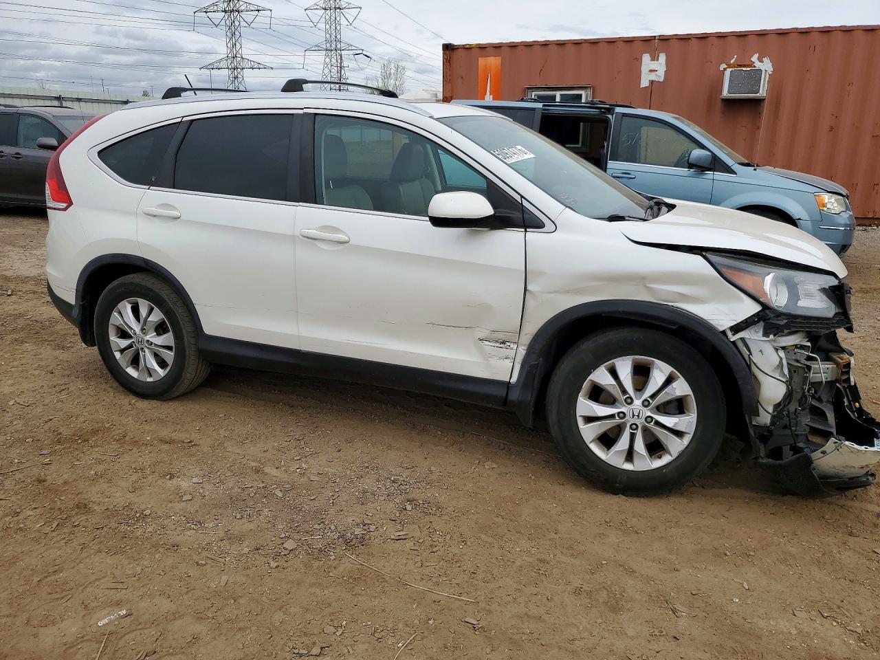 2014 Honda Cr-v Exl Белый vin: 5J6RM4H74EL019669