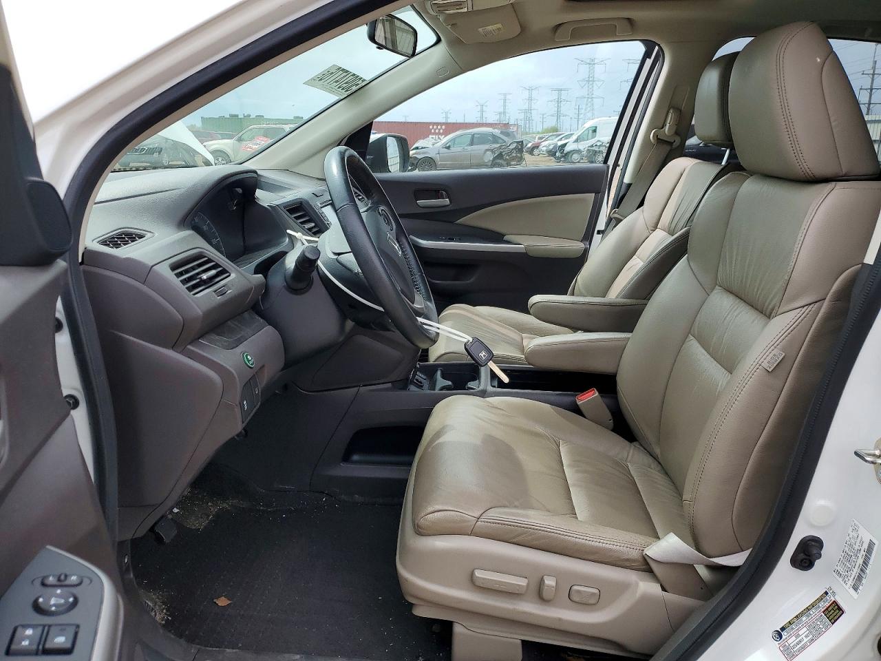 2014 Honda Cr-v Exl Белый vin: 5J6RM4H74EL019669