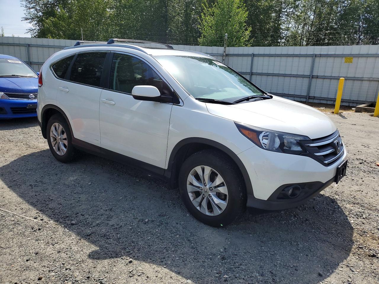 2014 Honda Cr-v Exl Белый vin: 5J6RM4H74EL033314
