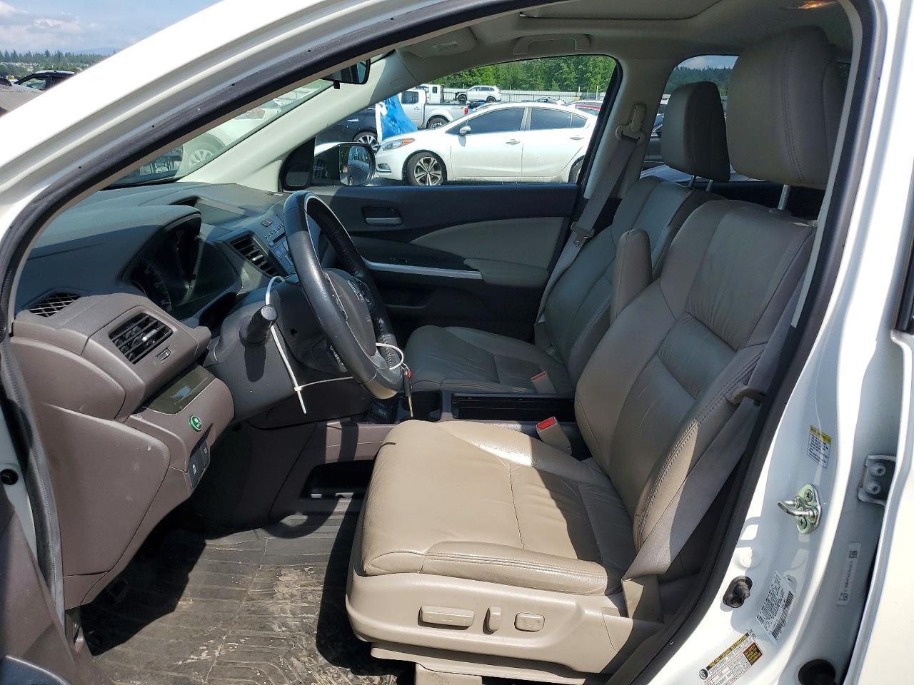 2014 Honda Cr-v Exl Белый vin: 5J6RM4H74EL033314