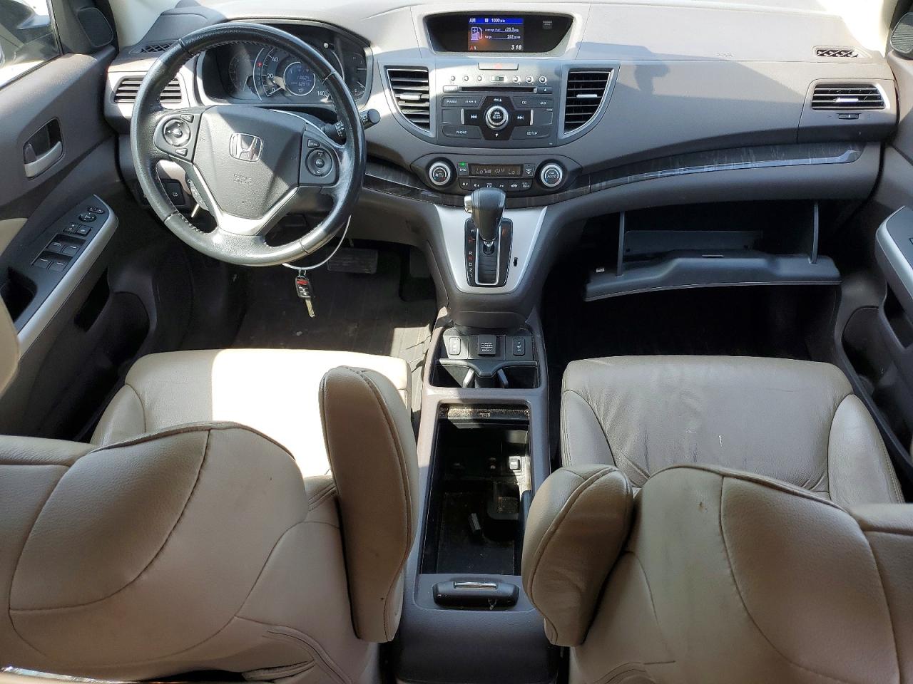 2014 Honda Cr-v Exl Белый vin: 5J6RM4H74EL033314