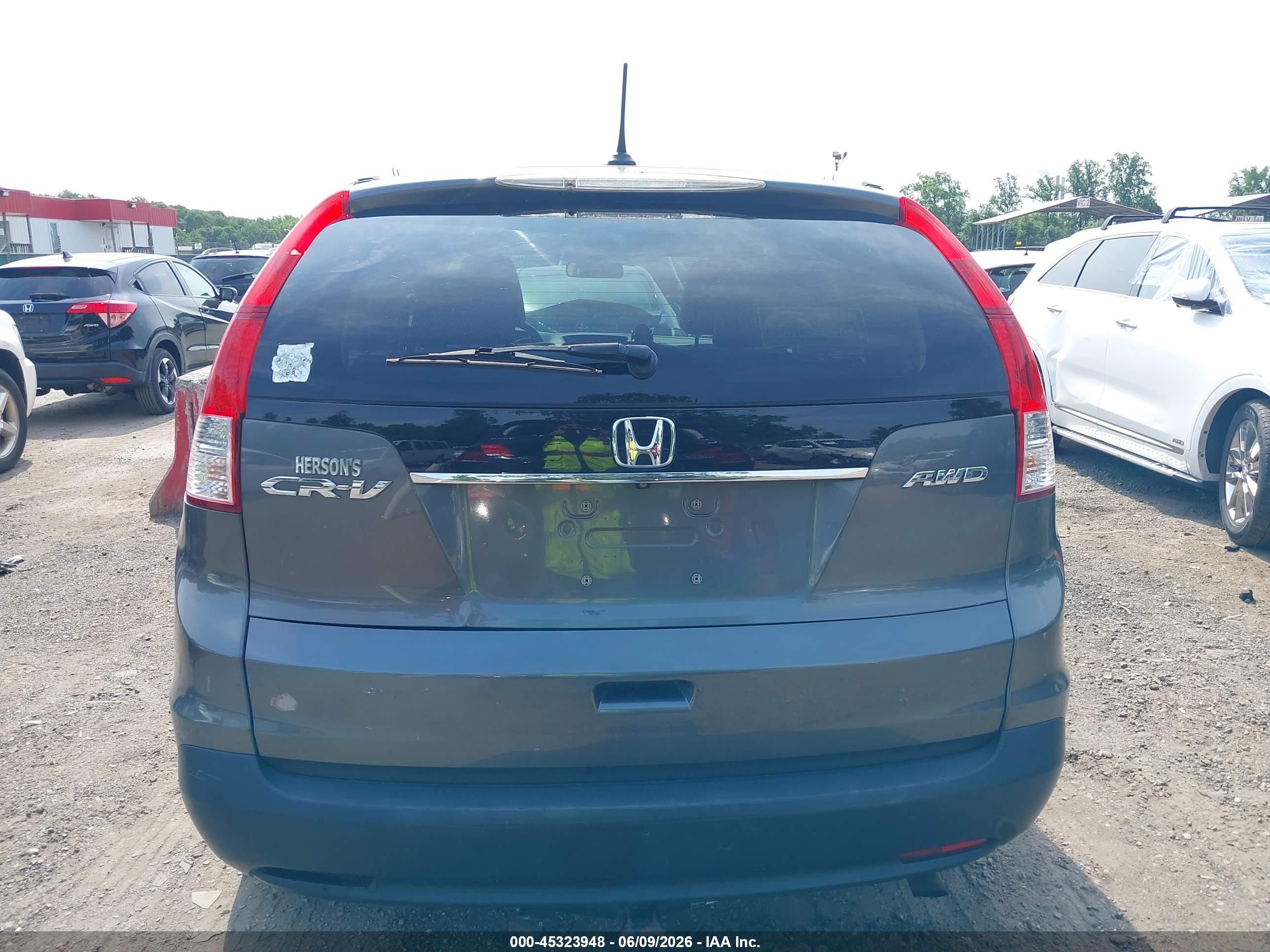 2014 Honda Cr-v Ex-l Gray vin: 5J6RM4H74EL040585
