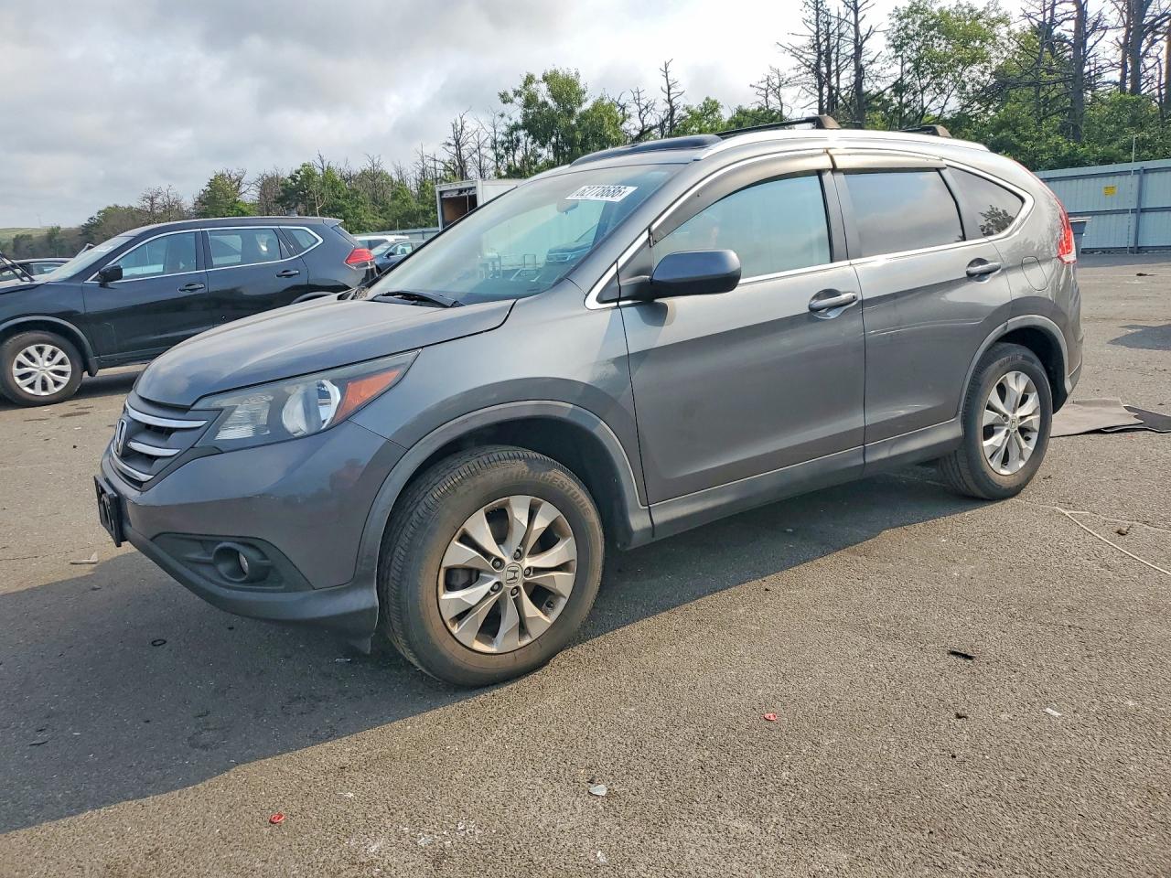 2014 Honda Cr-v Exl Gray vin: 5J6RM4H74EL057175