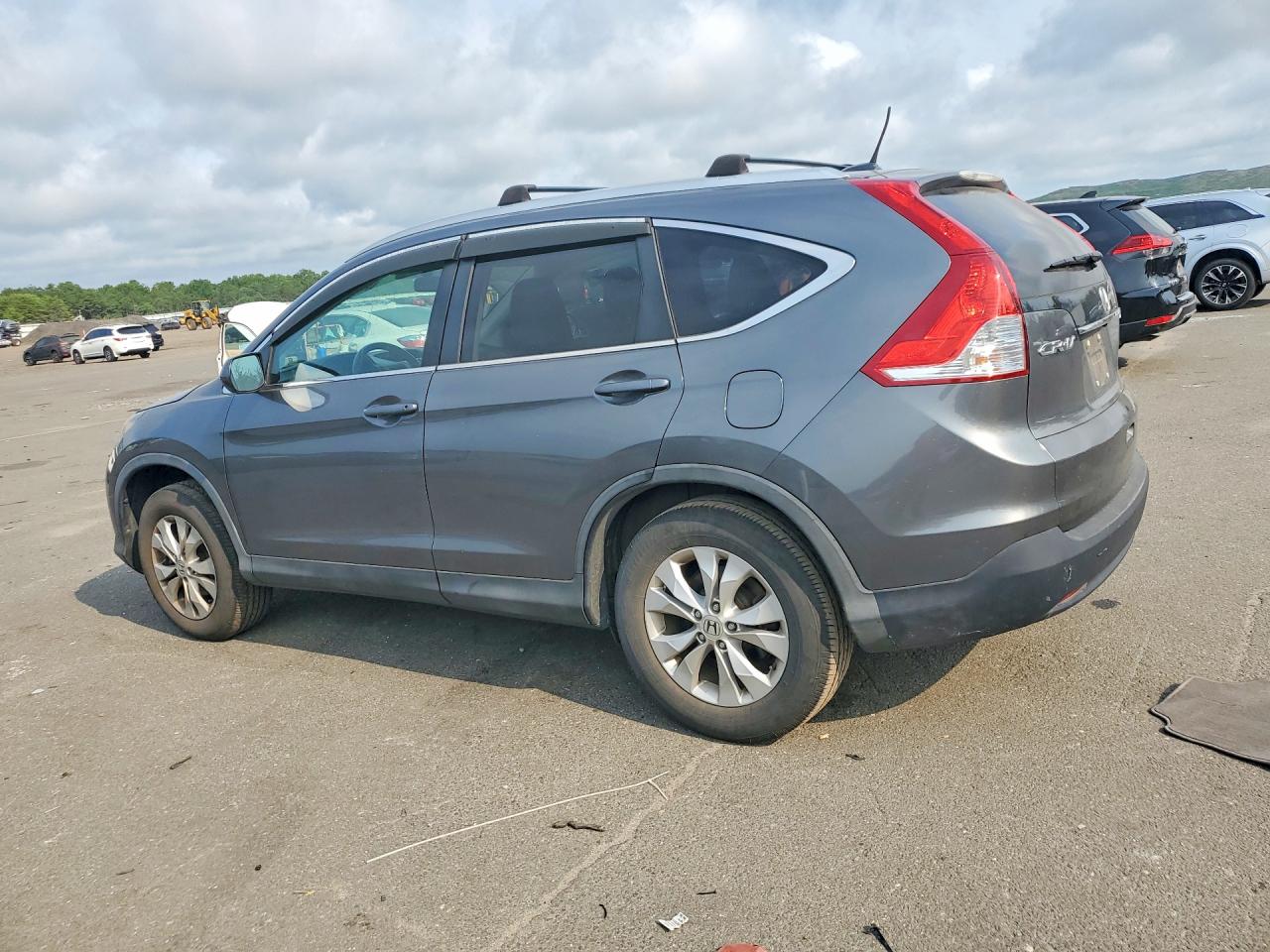 2014 Honda Cr-v Exl Gray vin: 5J6RM4H74EL057175