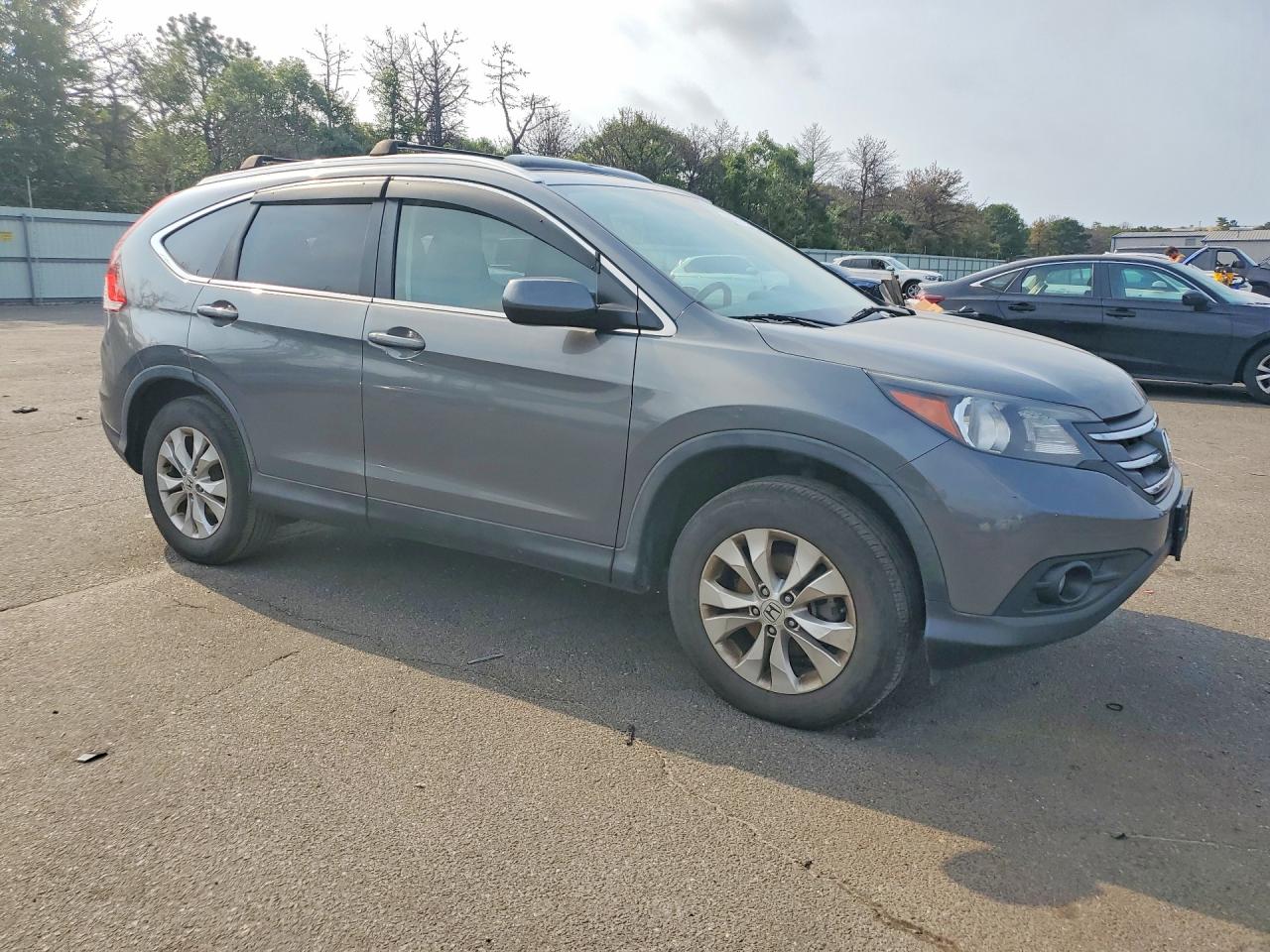 2014 Honda Cr-v Exl Gray vin: 5J6RM4H74EL057175