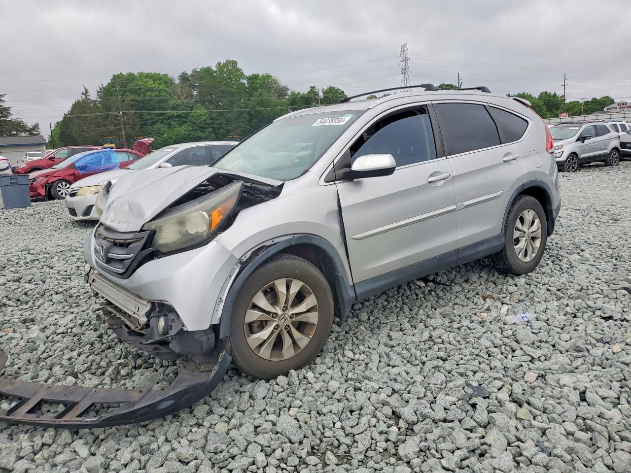 2014 Honda Cr-v Exl Gray vin: 5J6RM4H74EL059430