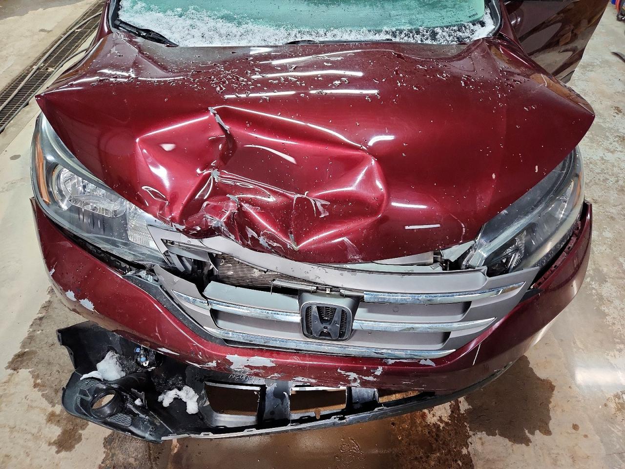 2014 Honda Cr-v Exl Burgundy vin: 5J6RM4H74EL059721