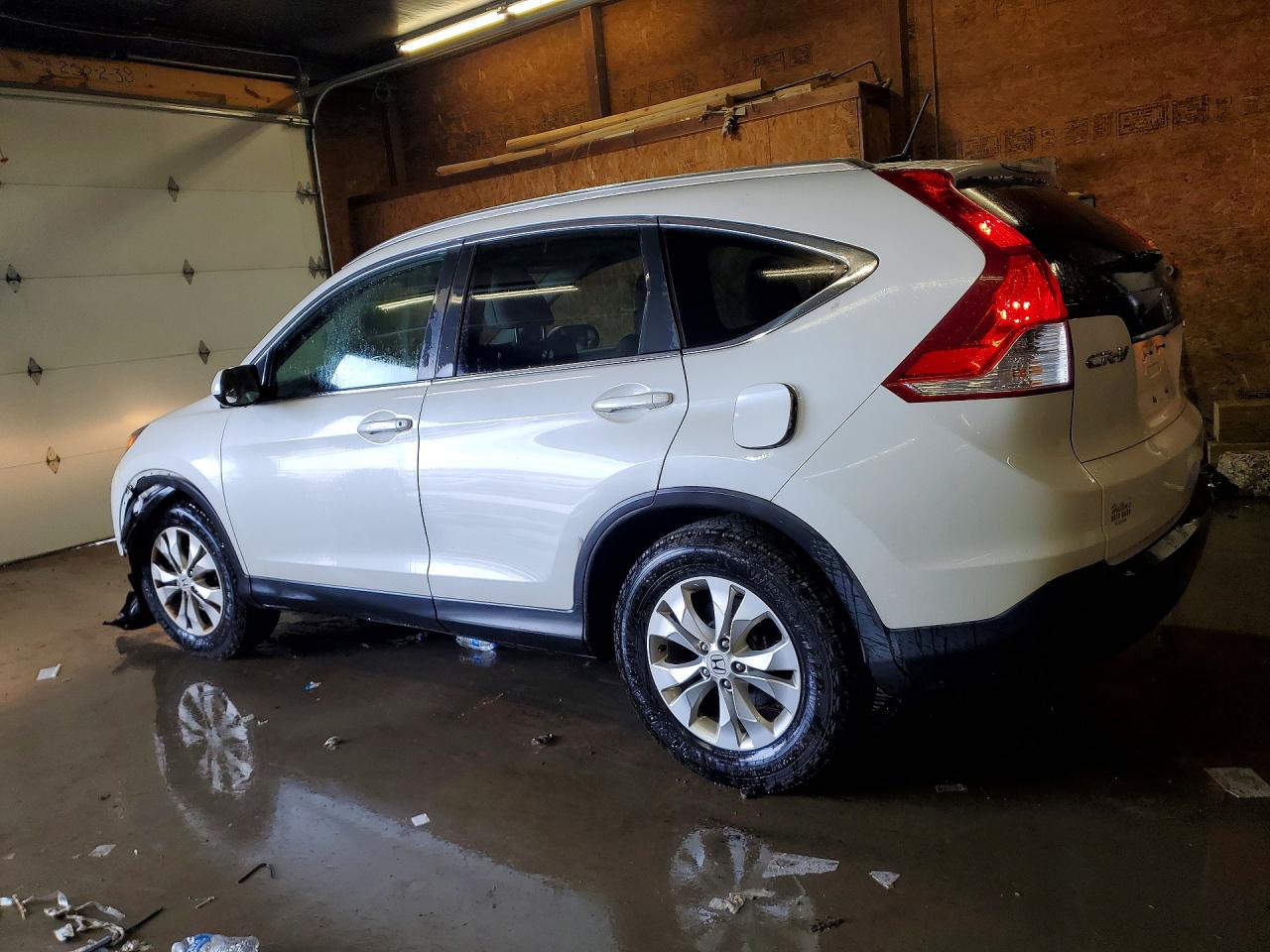 2014 Honda Cr-v Exl White vin: 5J6RM4H74EL060934