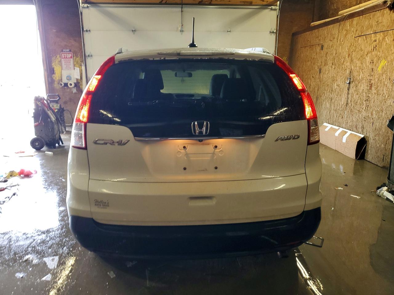 2014 Honda Cr-v Exl White vin: 5J6RM4H74EL060934