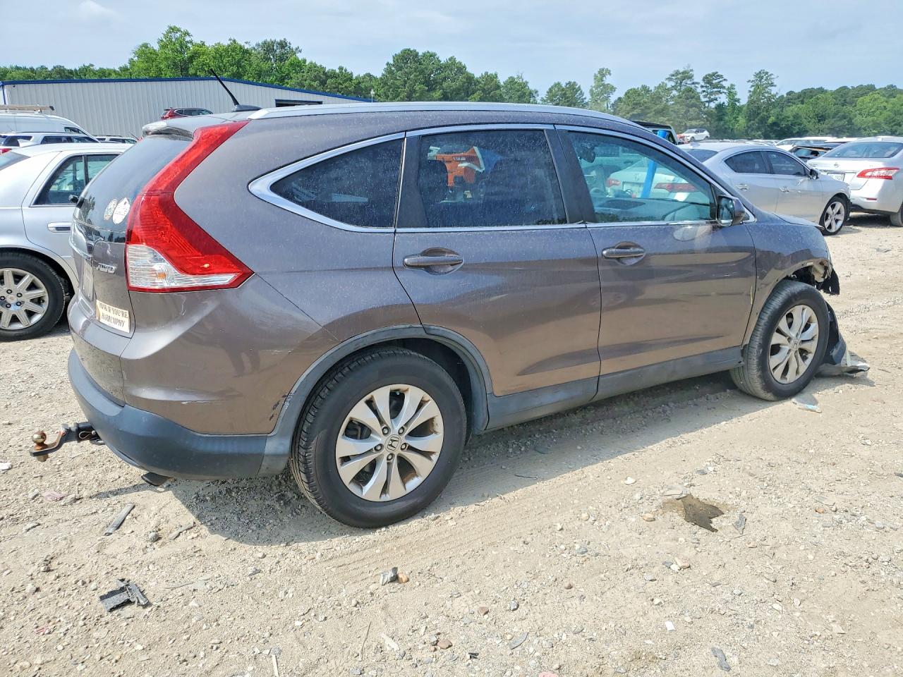 2014 Honda Cr-v Exl Серый vin: 5J6RM4H74EL076678