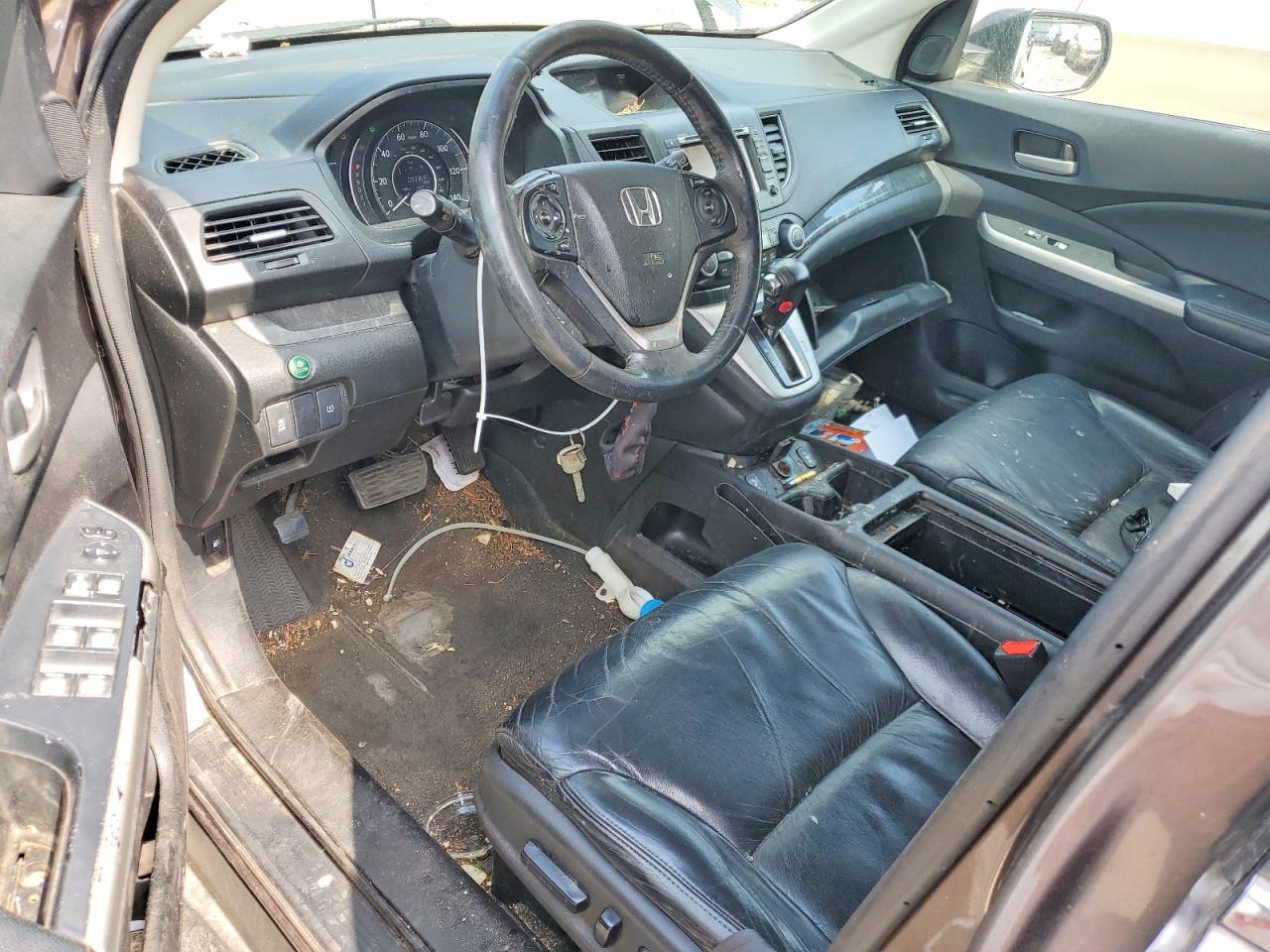 2014 Honda Cr-v Exl Серый vin: 5J6RM4H74EL076678