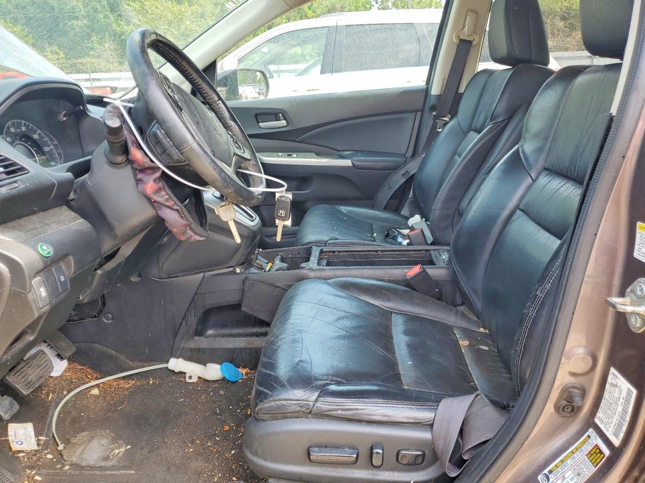 2014 Honda Cr-v Exl Серый vin: 5J6RM4H74EL076678